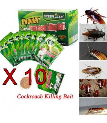 Anti kakkerlakken product Insecticide poeder - Krachtige kruipende bescherming - 10