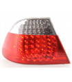 Fanali posteriori a LED BMW Serie 3 Coupé tipo E46 99-02 trasparente/rosso...