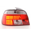 Kit Fanale Posteriore a LED BMW Serie 5 Berlina Tipo E39 95-00 Trasparente/Rosso...