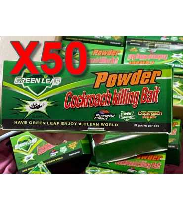 Powerful insecticide kills cockroaches - 50 sachets