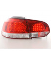 Kit feux arrières LED VW Golf 6 type 1K 08- clair / rouge…