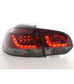 Kit feux arrières LED VW Golf 6 type 1K 2008-2012 rouge / noir…