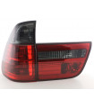 Set di fanali posteriori BMW X5 tipo E53 X53 98-03 nero/rosso...