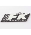 Autocollant chrome autocollant de voiture 3D 3D FK Automotive Logo chrome…