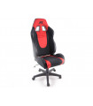 FK siège de sport chaise de bureau pivotante Racecar noir / rouge chaise de direction chaise pivotante chaise de bureau…