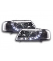 Luce diurna LED DRL faro look Audi A3 tipo 8L 96-00 cromato...