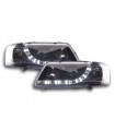 Luce diurna LED DRL faro look Audi A3 tipo 8L 96-00 nero...