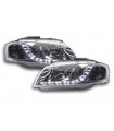 Luce diurna LED DRL faro look Audi A3 tipo 8P 03-07 Lampada cromata...