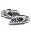 Luce diurna Faro a LED luci di marcia diurna Audi A3 tipo 8P 03-08 Lampada cromata...