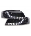 Luce diurna LED DRL look Audi A6 tipo 4B 01-04 nero...