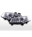 Faro anteriore a LED Daylight DRL look Renault Megane 2 3/5 porte. 03-02 / 06 cromato…