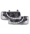 Fari a LED luce diurna look DRL VW Bus tipo T4 90-96 nero...