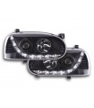 Faro diurno a LED DRL VW Golf 3 tipo 1HXO 1EXO 91-97 nero...