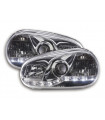 Luce diurna LED DRL faro look VW Golf 4 tipo 1J 98-03 cromato...