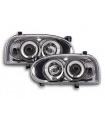 Fari anteriori VW Golf 3 tipo 1HXO 1 EXO 91-97 cromato...