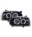 Fari anteriori per VW Golf 3 type 1HXO 1 EXO 91-97 nero...