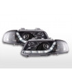 Luce diurna Faro a LED Luci di marcia diurna Audi A4 B5 8D 99-01 Cremagliera cromata...