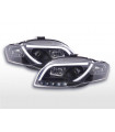 Luce diurna LED DRL faro look Audi A4 tipo 8E 04-08 nero...