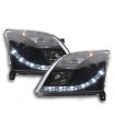 Luce diurna a LED Luce diurna Luci diurne Opel Vectra C 2002-2005 Nero...