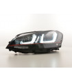 Luce diurna LED Luce diurna Luci di marcia diurna VW Golf 7 dal 2012 Nero/Rosso...