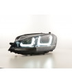 Luce diurna Faro a LED Luci di marcia diurna VW Golf 7 dal 2012 Nero/Cromo...