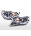 Luce diurna LED DRL faro VW Tiguan 07-11 cromato...