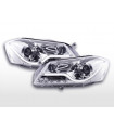 Luce diurna LED DRL faro look VW Passat B7 3C 10- cromato...