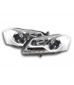 Luce diurna LED DRL faro look VW Passat B7 3C 10- cromato...