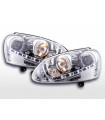 Luce diurna LED DRL look VW Golf 5 tipo 1K 03-08 cromata per...