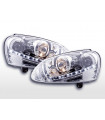 Luce diurna Faro a LED Luci diurne a LED VW Golf 5 Tipo 1K 03-08 cromate per guida...