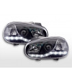 Phares Daylight LED feux de jour VW Golf 4 97-03 noir pour conduite à droite…