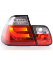 Kit Fanale Posteriore a LED BMW Serie 3 E46 Limo 98-01 Rosso / Trasparente...