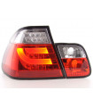 Kit Fanale Posteriore a LED BMW Serie 3 E46 Limo 02-05 Rosso / Trasparente...