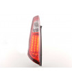 Kit feux arrières LED Ford Focus 2 5 portes 08-10 rouge / clair…