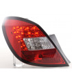 Kit feux arrières LED Opel Corsa D 5 portes 06-10 rouge / clair…