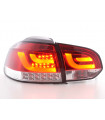 Set feux arrières LED VW Golf 6 type 1K 2008 à 2012 rouge / clair avec clignotants LED…