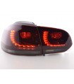 Feux arrières à LED VW Golf 6 Type 1K 2008-2012 rouge / noir look GTI…