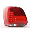 Fanali posteriori a LED VW Polo 6R dal 2009 chiaro / rosso…