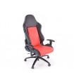 FK siège de sport chaise de bureau pivotante Santa Fe chaise de direction noir / rouge chaise de bureau chaise de bureau…