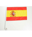 Drapeau de voiture Drapeau de voiture Drapeau d'Espagne avec support pour vitre latérale 30x45cm…