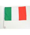 Bandiera per Auto Bandiera Italia con Supporto per Finestrino Laterale 30x45 cm…