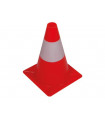 Cone de signalisation rouge/blanc - 30 cm…