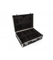 VALISE A OUTILS AVEC BORDS EN ALUMINIUM - 455 x 330 x 152 mm - 22 8 L - NOIR…