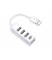 Mini hub USB 2.0 4 ports blanc…