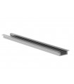 Profile LED encastre slimline 7 mm anodise en argent en aluminium - 3 metres…