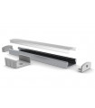 SLIMLINE WIDE - 8 mm - PROFILE EN ALUMINIUM POUR RUBAN LED - ALUMINIUM ANODISE - ARGENT - 2 m…