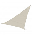 VOILE SOLAIRE - TRIANGLE - 5 x 5 x 5 m - COULEUR CREME…