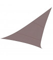 VOILE SOLAIRE - TRIANGLE - 5 x 5 x 5 m - COULEUR GRIS TAUPE…