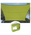 VOILE SOLAIRE - CARRE - 3.6 x 3.6 m - COULEUR VERT LIME…