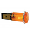 LUCE TONDA 14mm 12V ARANCIO…